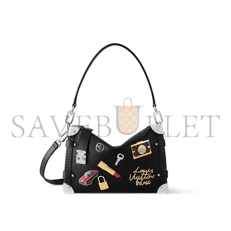 LOUIS VUITTON SIDE TRUNK MM FASHION LEATHER M25568 (23.5*16*8.5cm)